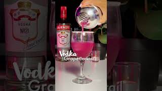 Grape Vodka Cocktail  Eateries Crush [upl. by Reena382]