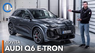 Ecco la nuova AUDI Q6 etron 🇩🇪 Design interni motori fino a 516 CV [upl. by Weitzman]