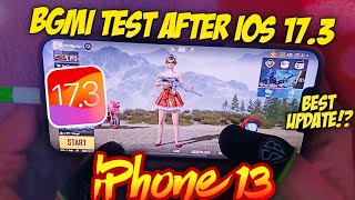 🔥iPhone 13 BGMI Test after iOS 173  Lag  Green line issue [upl. by Sebastien554]