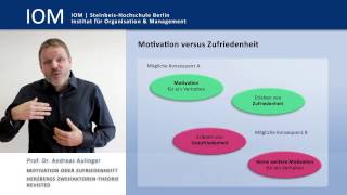 Prof Dr Andreas Aulinger Herzbergs ZweiFaktorenTheorie  Modified Version [upl. by Assirahs341]