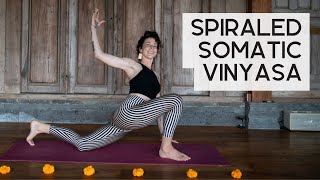 15 minute Spiraled Somatic Vinyasa Yoga Flow  COLE CHANCE YOGA [upl. by Olimac]