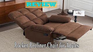 Rocker Recliner Chair for Adults Review  Watch Before You Buy [upl. by Ahsienahs661]