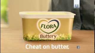 Flora TV Ad 2013 Cheat on Butter with Flora Buttery [upl. by Elbam399]