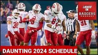 Big Ten Schedule Release the Wisconsin Badgers and Luke Fickell have big a matchup with USC in 2024 [upl. by Nivek859]