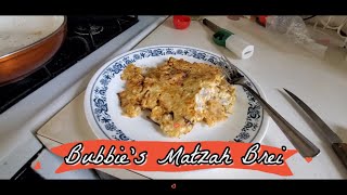 Bubbies Matzo Brei Recipe Yumm  matzo matzah passover matzobrei [upl. by Christopher]