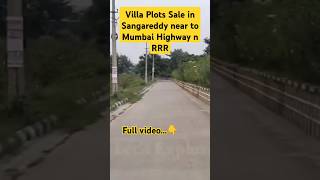 Residential Villa Plot For Sale near RRR Sangareddy shorts shortsfeed ytshorts realestate rrr [upl. by Lakim]