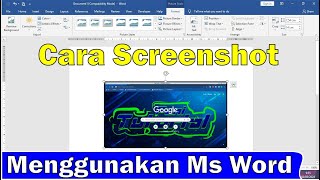 Cara Screenshot Menggunakan Microsoft Word [upl. by Michaeline]