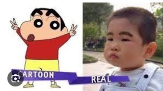 Shinchan characters real life 🥰🤩🥰🤩👩‍❤️‍👨💏💑🥳🥳🥳😘😘 [upl. by Annaxor]