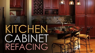 Kitchen Cabinet Refacing  Ideas DIY  Video Guide [upl. by Etnahc]