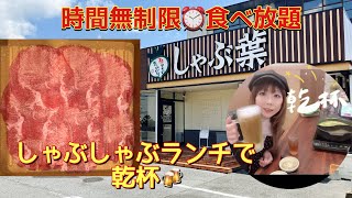 しゃぶしゃぶ食べ放題 小山市 飲み放題 しゃぶ葉 ランチ yukkichannel [upl. by Oitaroh277]