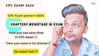 CPC exam 2024 ll Pattern  eliminate method weightage chapter wise ll Updates cpc cpcexam aapc [upl. by Ruel]