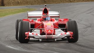 Ferrari F2004 F1 ex Schumacher in Action 30L V10 Engine Melody [upl. by Sola]