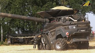 Neuer FENDT Mähdrescher IDEAL 7T ohne LENKRAD Getreideernte NEW Combine Harvester NO Steering Wheel [upl. by Hahnke]