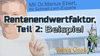 Rentenendwertfaktor Teil 2 Rechenbeispiel  Dynamische Investitionsrechnung [upl. by Esilehs]