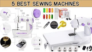 Top 5 Best Sewing Machines in India With Price  Portable Sewing Machine [upl. by Myrilla]