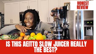 Aeitto Slow Masticating Juicer Honest Review 2021  Purchased on Amazon [upl. by Pfister]