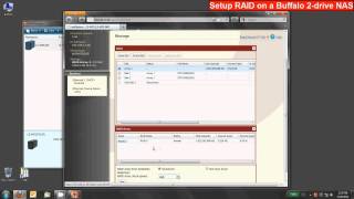 Set up RAID on Buffalo TwoDrive LinkStation or TeraStation NAS [upl. by Vareck632]
