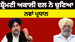 Shiromani Akali Dal ਨੇ ਚੁਣਿਆ ਨਵਾਂ ਪ੍ਰਧਾਨ shiromaniakalidal [upl. by Alistair]