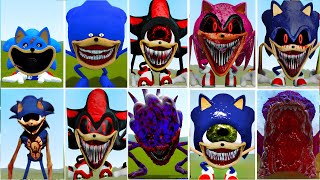 EVOLUTION OF NEW SHIN SONIC EYX TAPES SMILING CRITTERS POPPY PLAYTIME CHAPTER 3 In Garrys Mod [upl. by Giacobo]