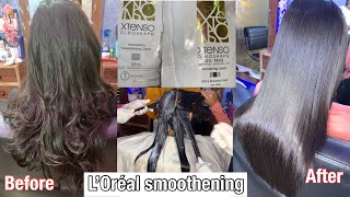 L’Oréal smootheningSmoothening karne ka sahi tarika  Detail process of smoothening [upl. by Anoval]