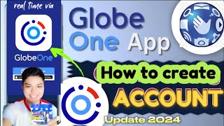 How to create account in globe one  Paano gumawa Account sa globe one  Globe one account globe one [upl. by Kcirted836]