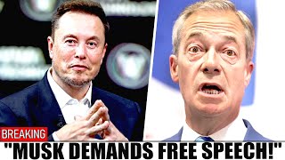 Elon Musk SHAMES Nigel Farage amp UK Police in Explosive Interview [upl. by Milstone]