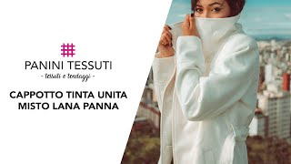 Tessuto Cappotto Panna caldo e Morbido perfetto per le stagioni fredde [upl. by Annaicul]