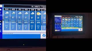 The Weather NetworkMétéoMédia Local Forecastprévisions locales comparison Monday November 18 2024 [upl. by Leveridge146]