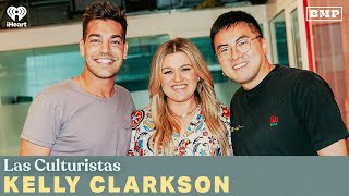 Kelly Clarkson Visits Las Culturistas [upl. by Ydaf]