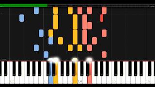 Organ Concerto in A Minor  BWV 593  JS Bach  Synthesia HD 60 fps [upl. by Camden]