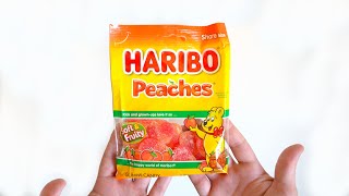 Haribo Peaches Review  Two Right Thumbs Up [upl. by Garland]