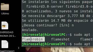 03 Instalación de firebird y flameRobin en Linux [upl. by Damian]