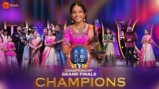 Rasakreeda ika chaalu Grand Finale  Prakruthi Reddy Divya Malika  Zee saregama championship [upl. by Collis]