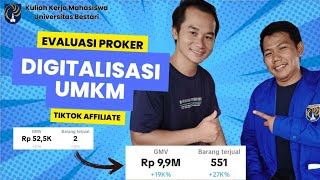 Evaluasi Sosialisasi Inovasi amp Digitalisasi UMKM Proker KKN Mahasiswa I Tiktok Affiliate [upl. by Ambrogio596]