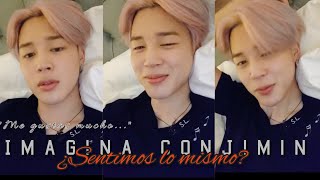 Imagina videollamada con Jimin parte 2 quot¿Sentimos lo mismo [upl. by Yecal]