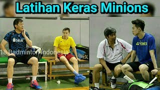 Ngintipin Kevin Sanjaya dan Marcus Gideon Latihan [upl. by Anitahs126]