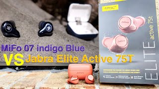 New Mifo 07 Indigo Blue VS Jabra Elite 75T Active New Sienna Color quotLets Votequot [upl. by Ehtylb]