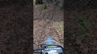 This was way steeper in person enduroskills dirtbike endurobike enduro [upl. by Nhepets]