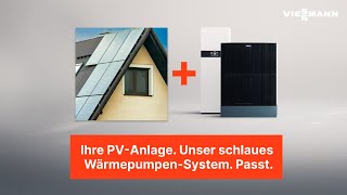 Passt perfekt Ihre PVAnlage Unser schlaues WärmepumpenSystem I Viessmann [upl. by Ardnu]