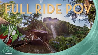 FULL Ride POV Tianas Bayou Adventure  Walt Disney World [upl. by Fonz151]