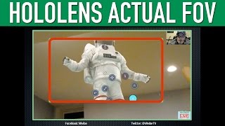 HoloLens Actual Field of View FOV Captured [upl. by Nart]