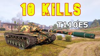 World of Tanks T110E5  153HP Fight Back 5 [upl. by Zeuqram]