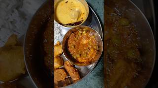 Kadhi chawal thali shorts youtubeshorts food [upl. by Kelwen]