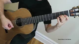 Waltz Op121 No1 by Carulli for Classical Guitar Easy [upl. by Atirehgram384]