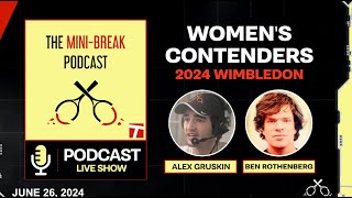 Wimbledon Top 10 Women’s Power Rankings ft Ben Rothenberg The MiniBreak Podcast [upl. by Nanoc]