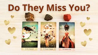 🌈DO THEY MISS YOU WILL THEY REACH OUT 🌹PICK A CARD 🌺 LOVE TAROT READING 🔥 TWIN FLAMES 👫 SOULMATES [upl. by Seidule477]