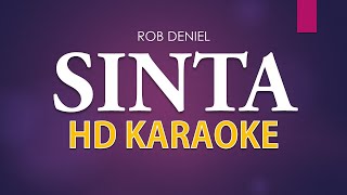 ROB DENIEL  SINTA  HD KARAOKE  Acoustic Version with Lyrics [upl. by Adnih]