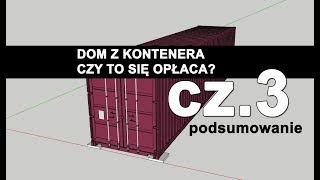 Dom z kontenera dom z kontenerów morskich Część 3 [upl. by Davies]