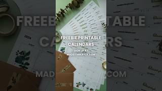 FREEBIE Printable Calendars ✨📅 [upl. by Aneeb11]