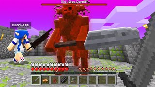 DARKSOULS no MINECRAFT  TESTA MOBS [upl. by Terriss307]